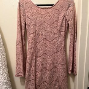 Pink semi formal dress